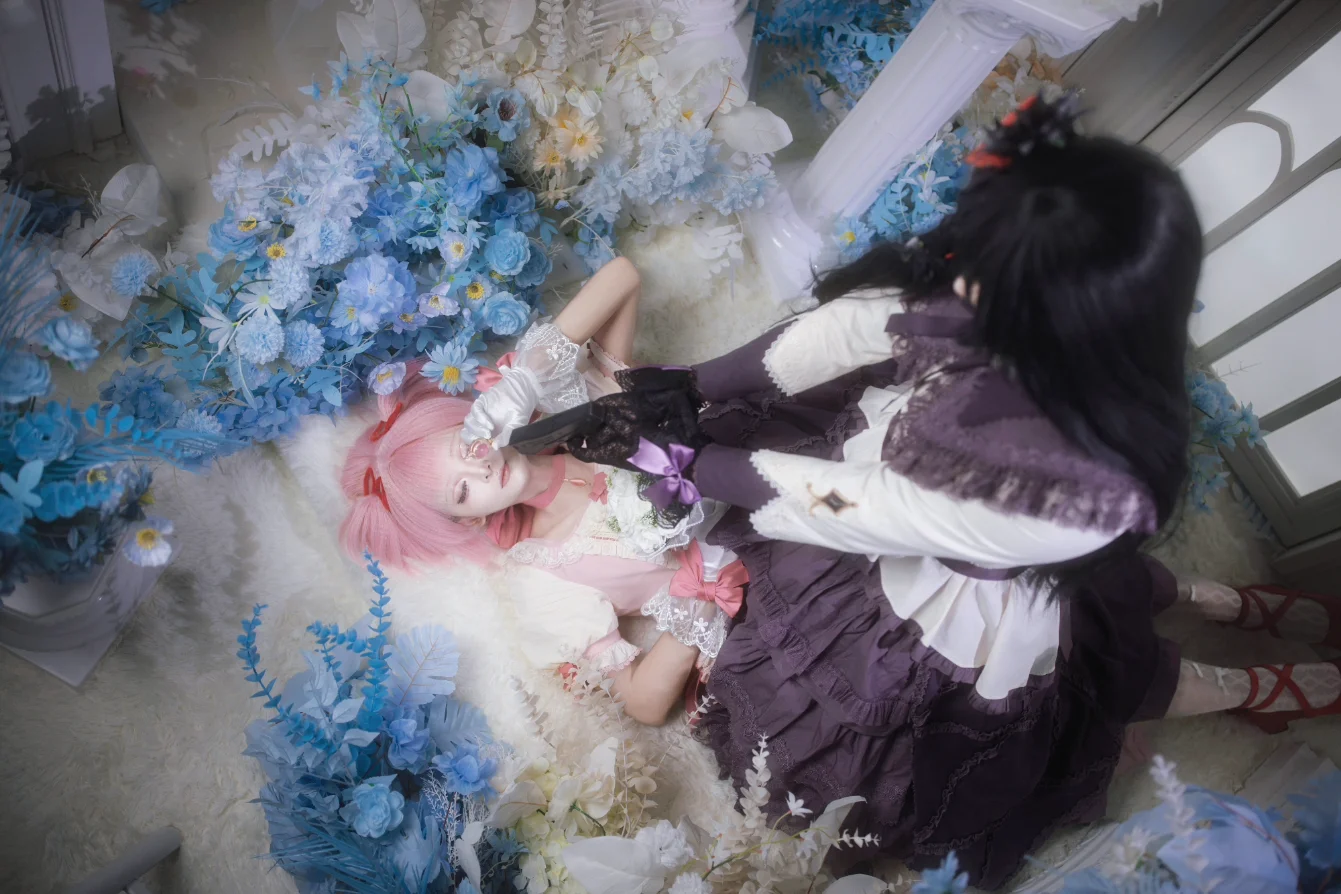 【鹿目圆cos】魔法少女小圆花海画框中的梦幻定格 - 第 5 张