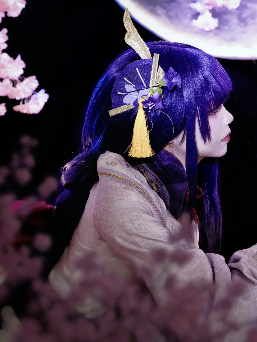 【雷电影cos】原神稻妻月夜下的双人羁绊 - 第 1 张