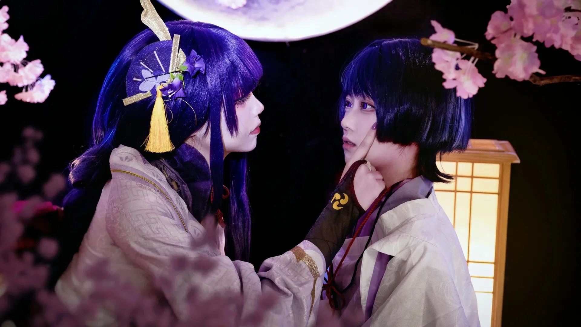 【雷电影cos】原神稻妻月夜下的双人羁绊 - 第 3 张