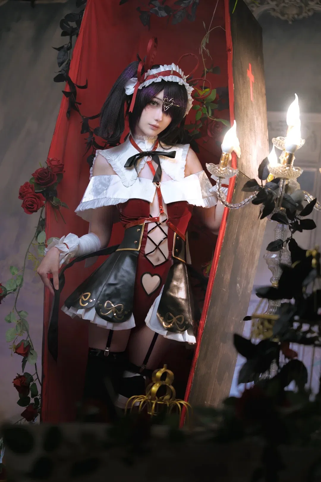 【糖糖cos】主播女孩重度依赖的暗黑魔法少女 - 第 1 张