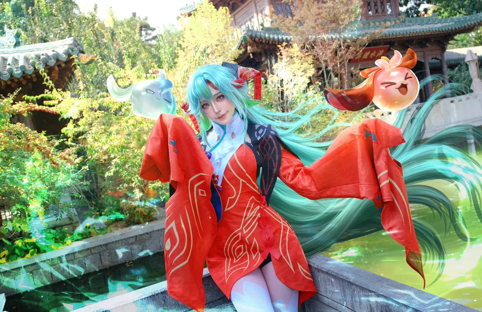 【少司缘cos】王者荣耀里的红线仙 - 第 1 张