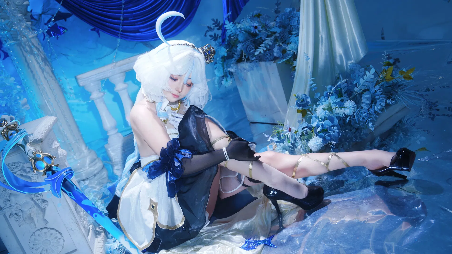 【芙宁娜cos】原神芙宁娜生日庆典，水之国的浪漫 - 第 2 张