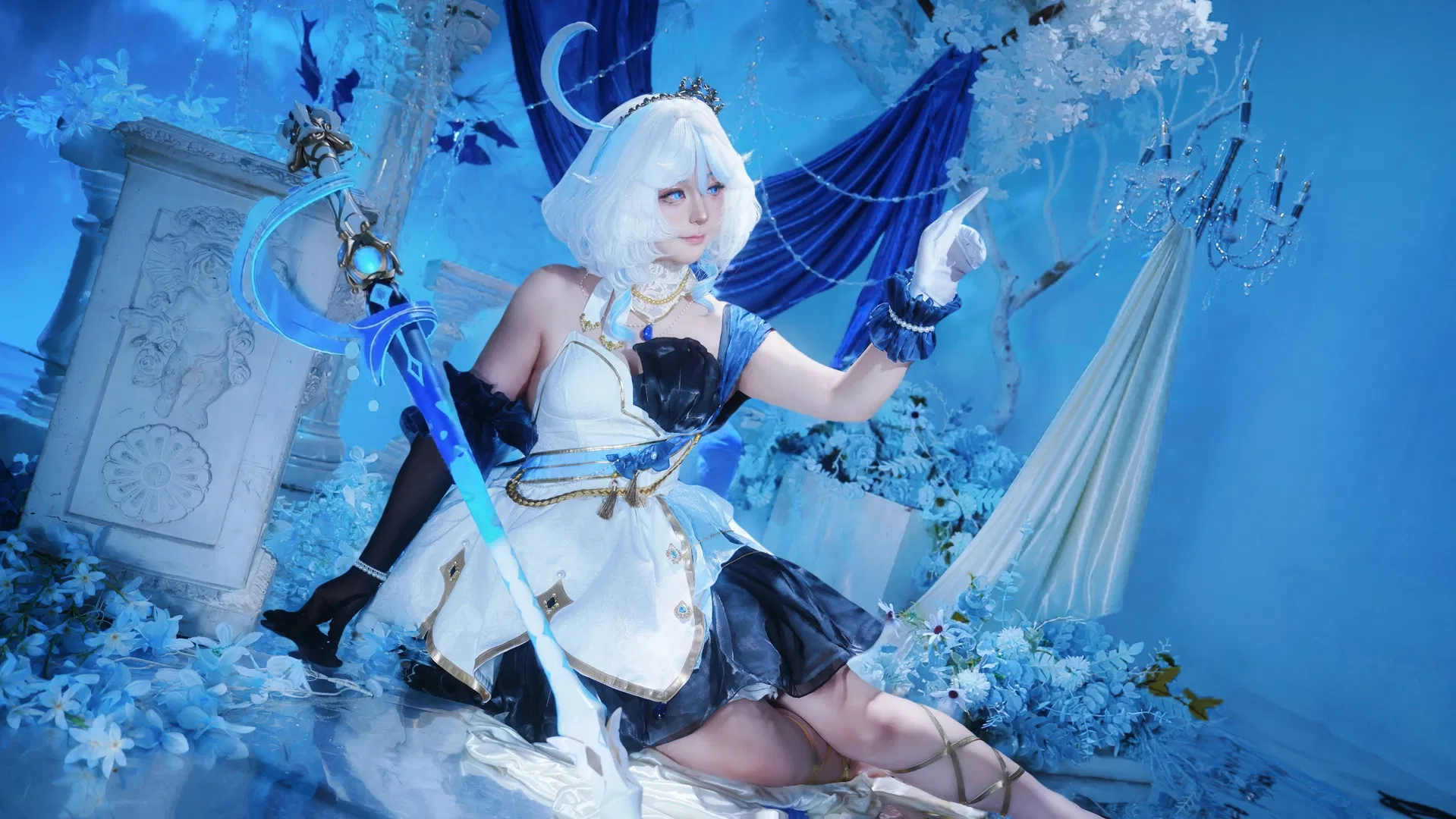 【芙宁娜cos】原神芙宁娜生日庆典，水之国的浪漫 - 第 5 张