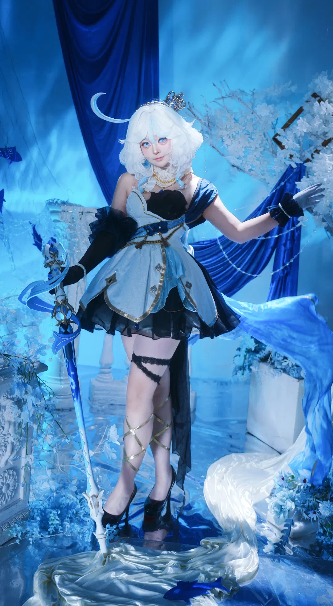 【芙宁娜cos】穿梭于水色中的优雅与戏剧感 - 第 2 张