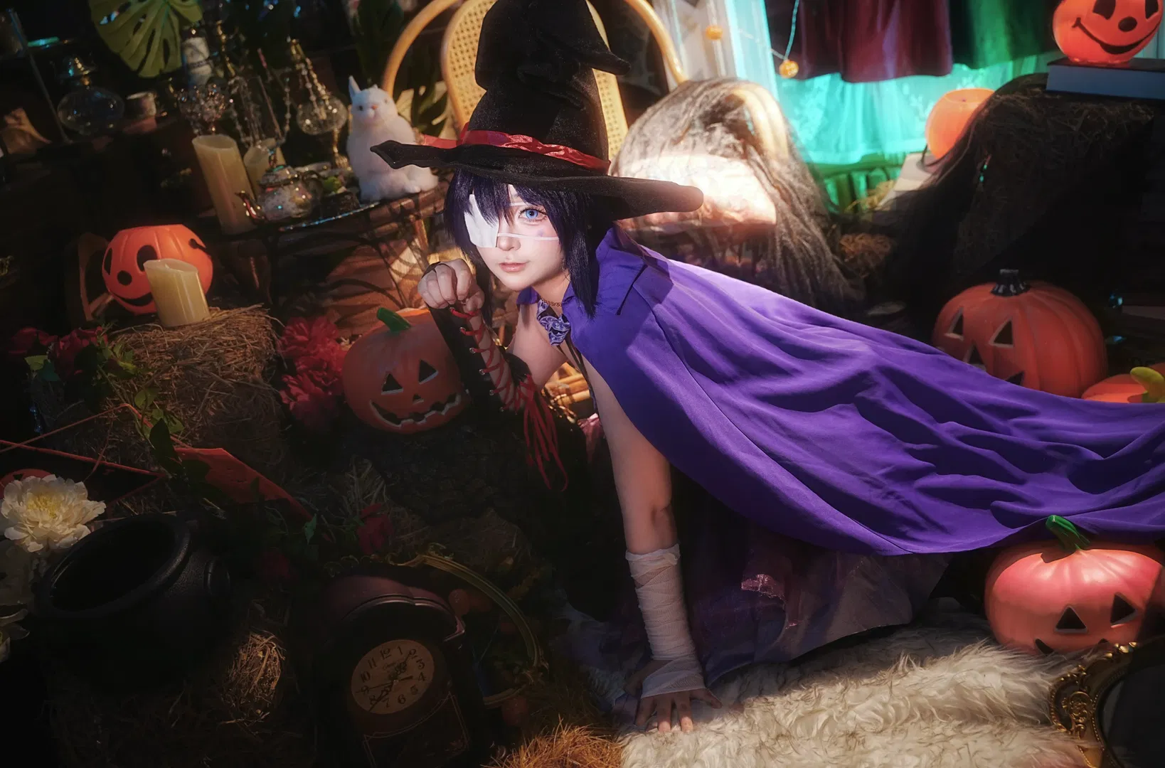 【小鸟游六花cos】万圣节限定，邪王真眼的魔法时刻 - 第 2 张