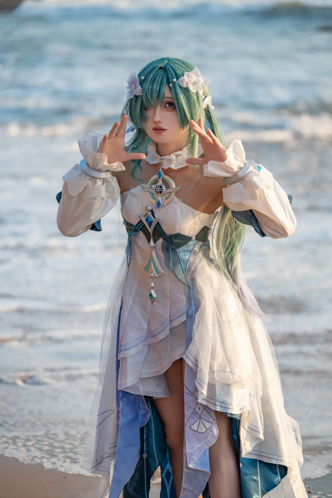 【沃雅妮莎cos】海风与天青色的梦境 - 第 1 张