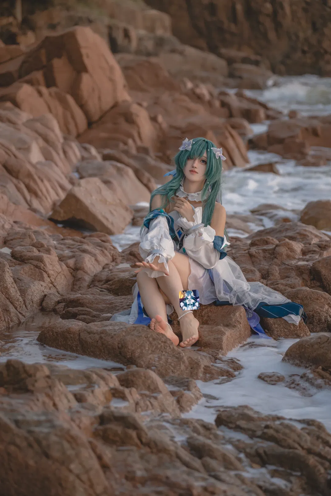 【沃雅妮莎cos】原神海风中的一抹青绿 - 第 1 张