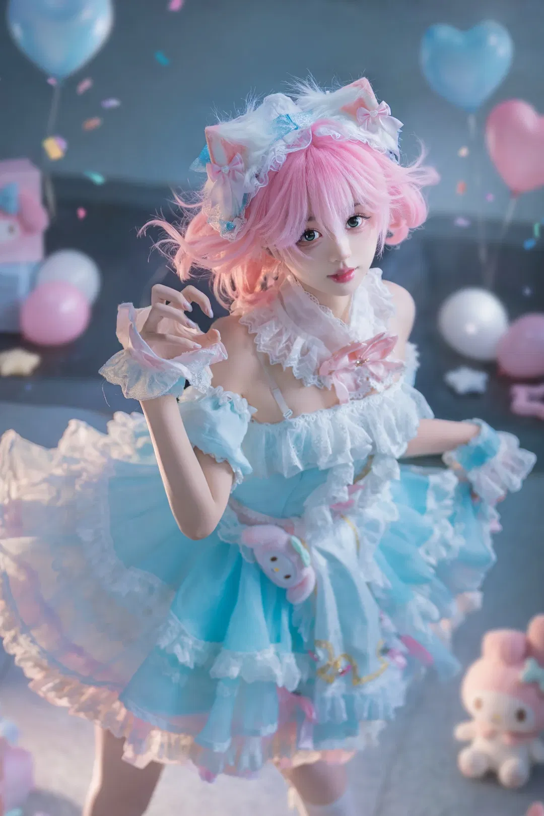 【妲己cos】王者榮耀妲己美樂蒂派對甜美瞬間 - 第 2 張