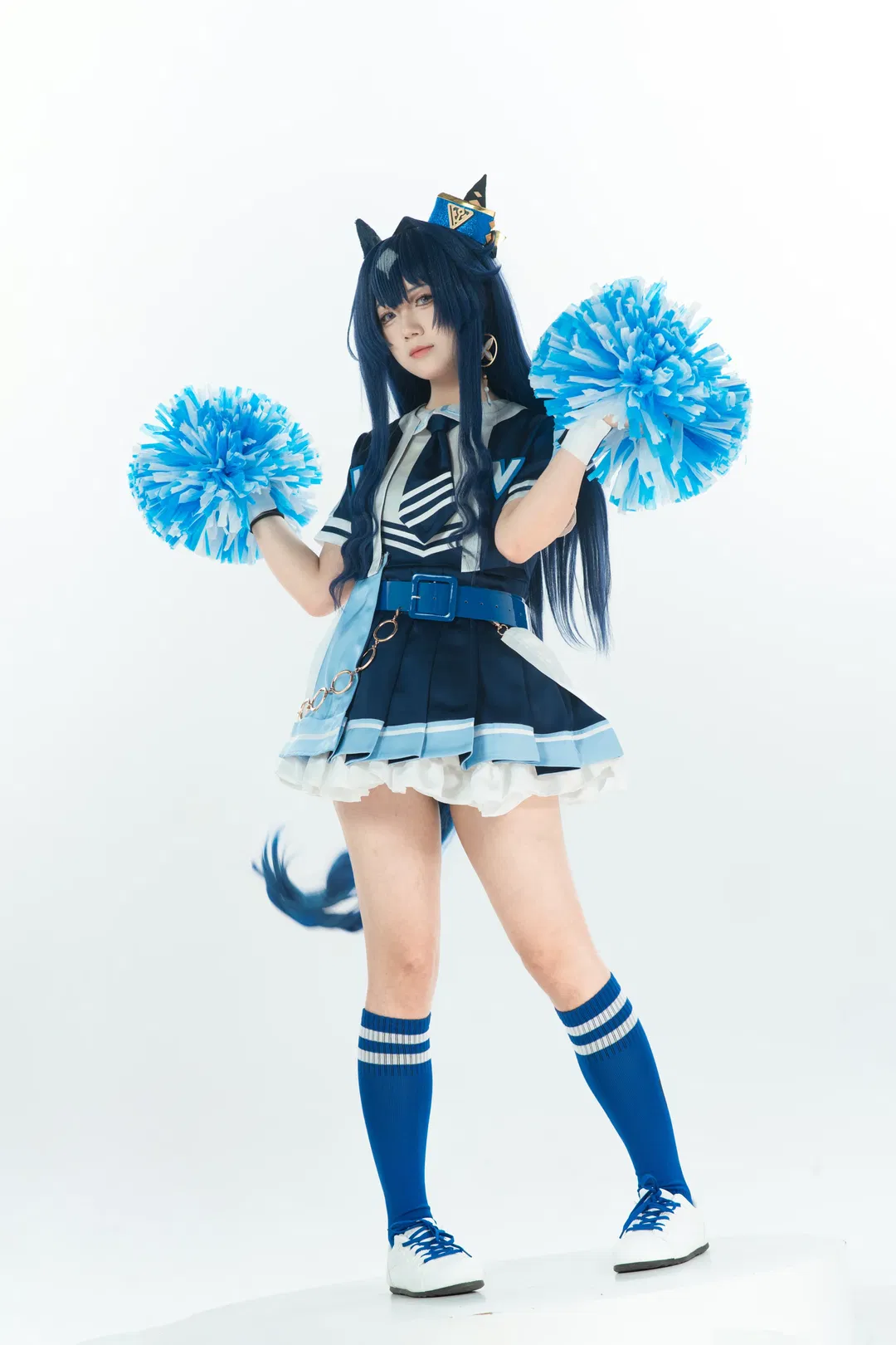 【极峰cos】赛马娘蓝色啦啦队造型拍摄记录 - 第 2 张