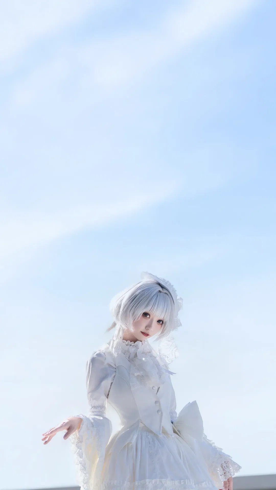 【要乐奈cos】CP31漫展返图，白色系天台光影 - 第 2 张