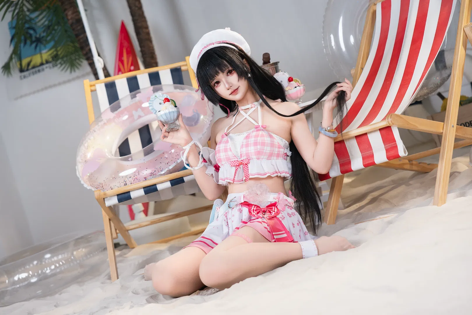 【千咲cos】鸣潮夏日海滩的清凉时刻 - 第 7 张