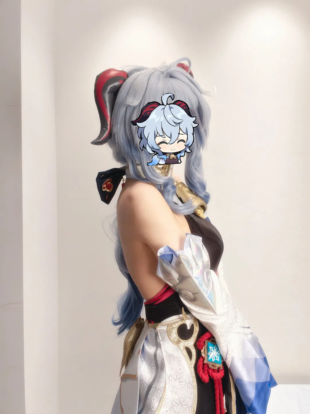 【甘雨cos】原神三分妄想这套衣服细节真的很绝 - 第 1 张