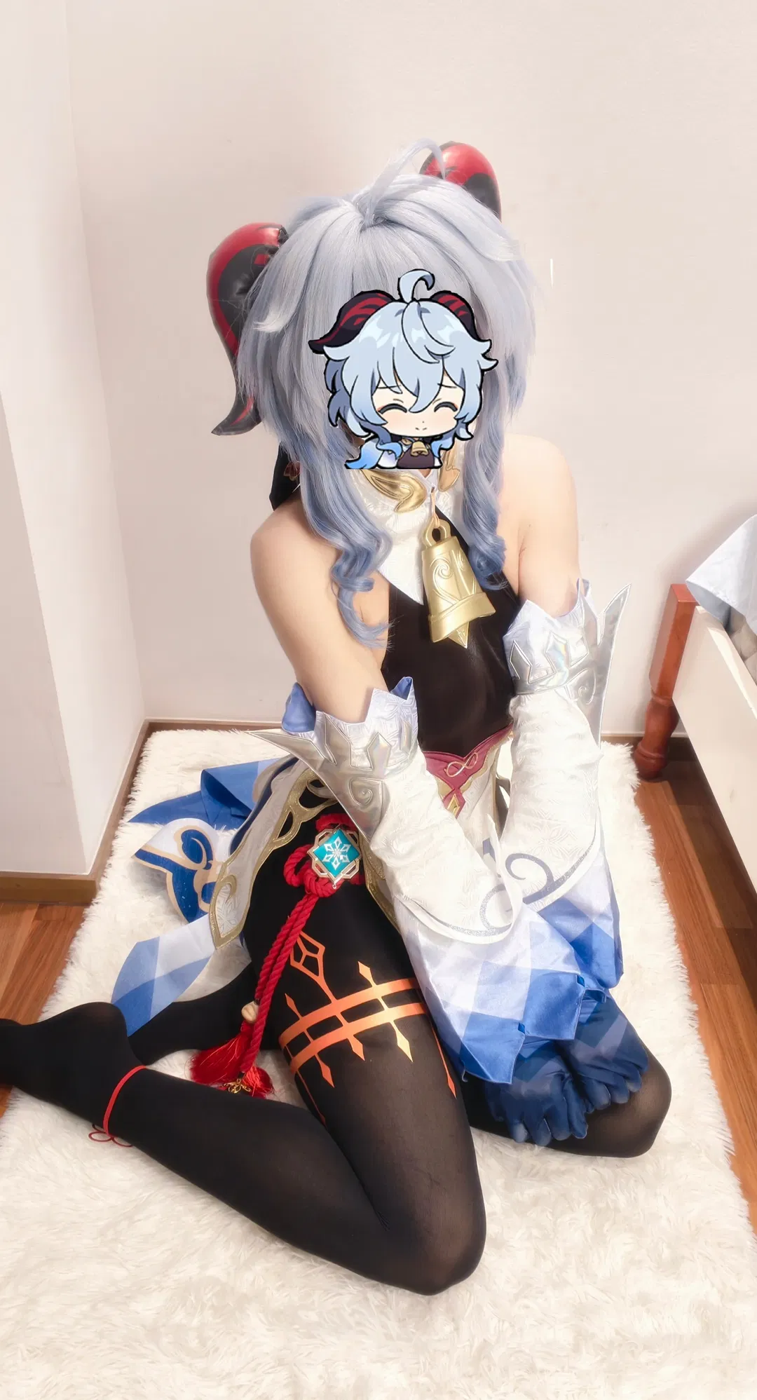 【甘雨cos】原神三分妄想这套衣服细节真的很绝 - 第 2 张