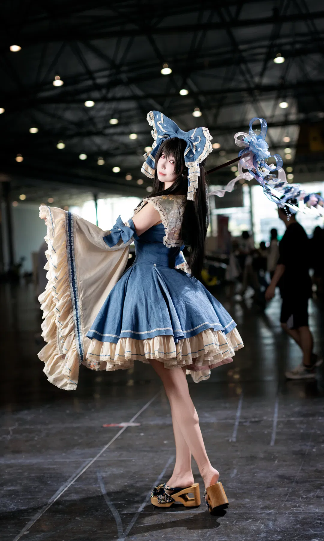 [Reimu Hakurei Cosplay] Touhou Project Azure Spirit Dream Chengdu Anime Convention photo delivery - Image 1