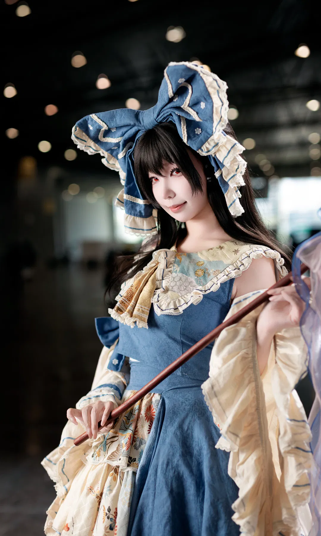 [Reimu Hakurei Cosplay] Touhou Project Azure Spirit Dream Chengdu Anime Convention photo delivery - Image 3