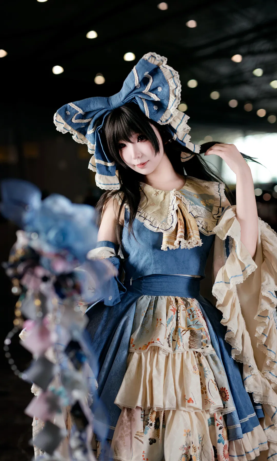 [Reimu Hakurei Cosplay] Touhou Project Azure Spirit Dream Chengdu Anime Convention photo delivery - Image 5