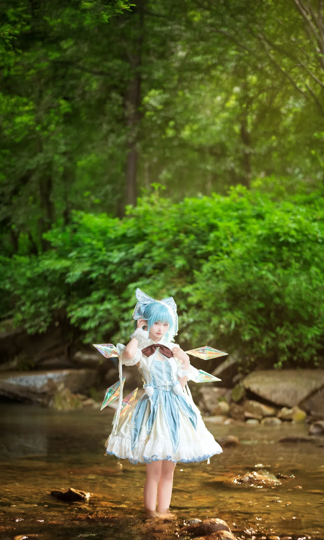 【琪露诺cos】东方Project的冰之妖精，⑨月⑨日的夏日清凉 - 第 1 张