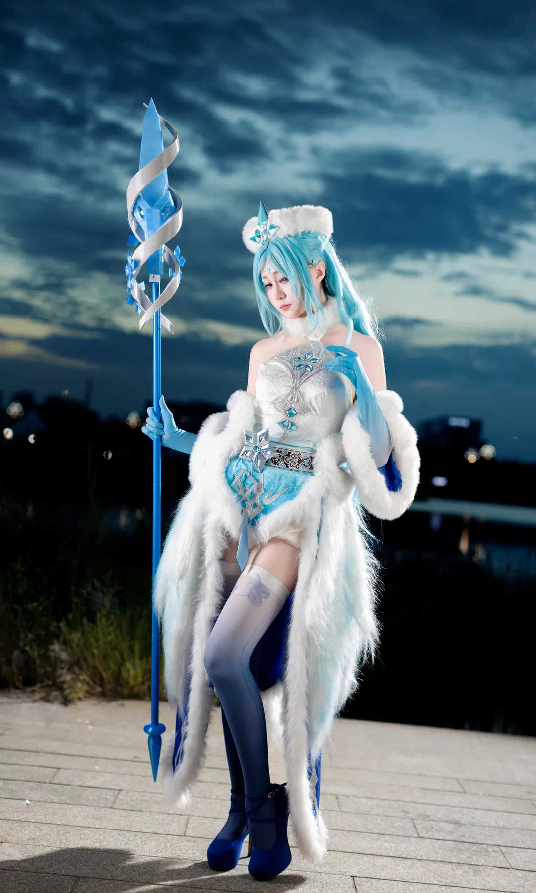 【王昭君cos】冰雪主题场照的细节记录