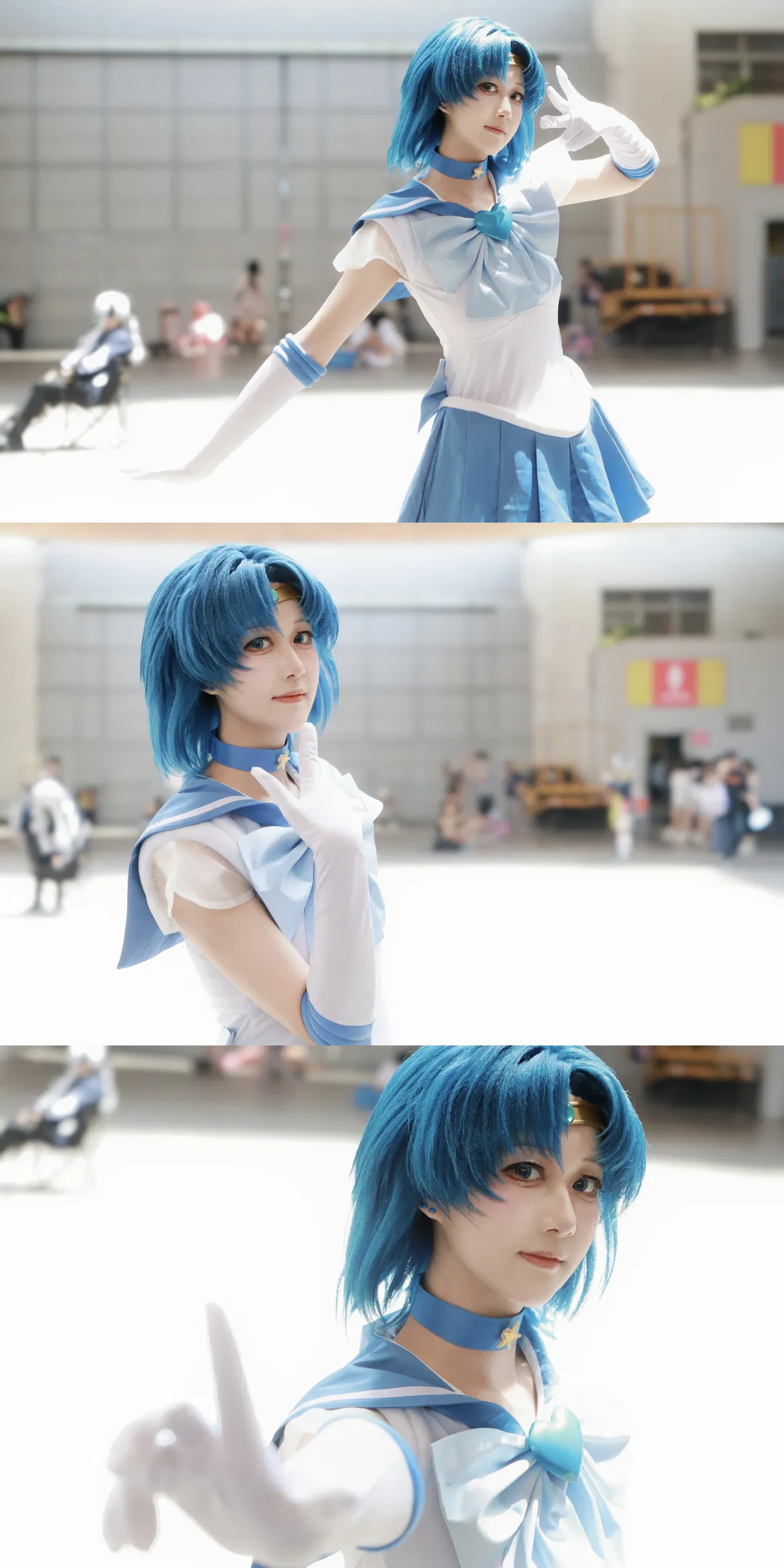 【水野亚美cos】美少女战士的蓝色水星力量 - 第 1 张