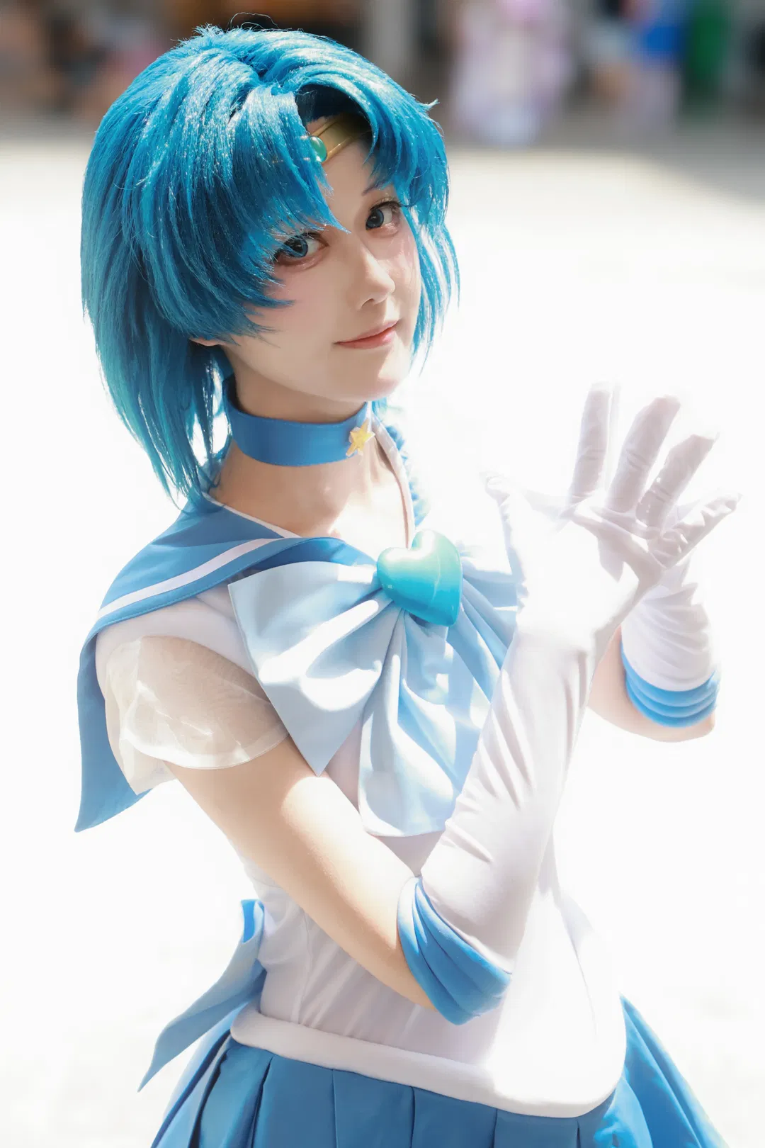 【水野亚美cos】美少女战士的蓝色水星力量 - 第 3 张