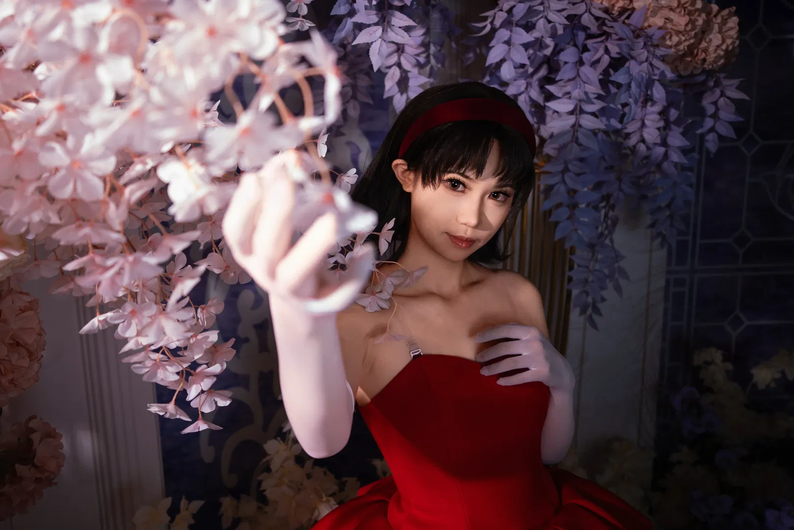 【未麻cos】霧越未麻的紅裙，重現未麻的部屋 - 第 1 張