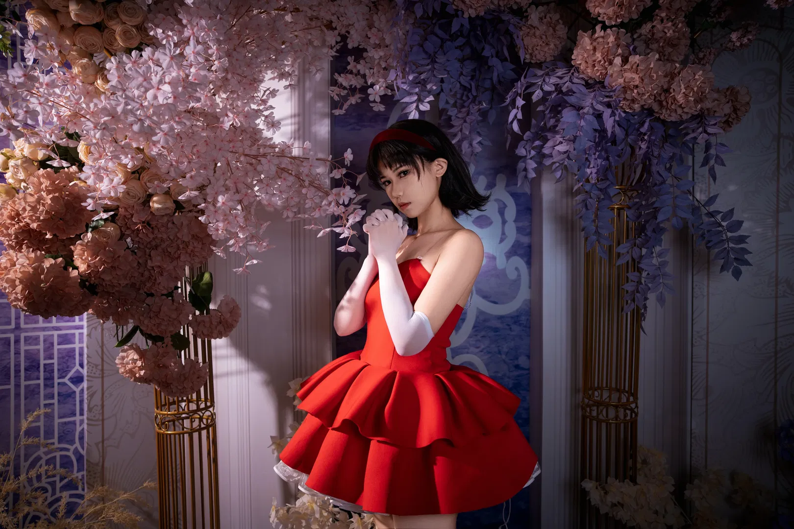 【未麻cos】霧越未麻的紅裙，重現未麻的部屋 - 第 4 張