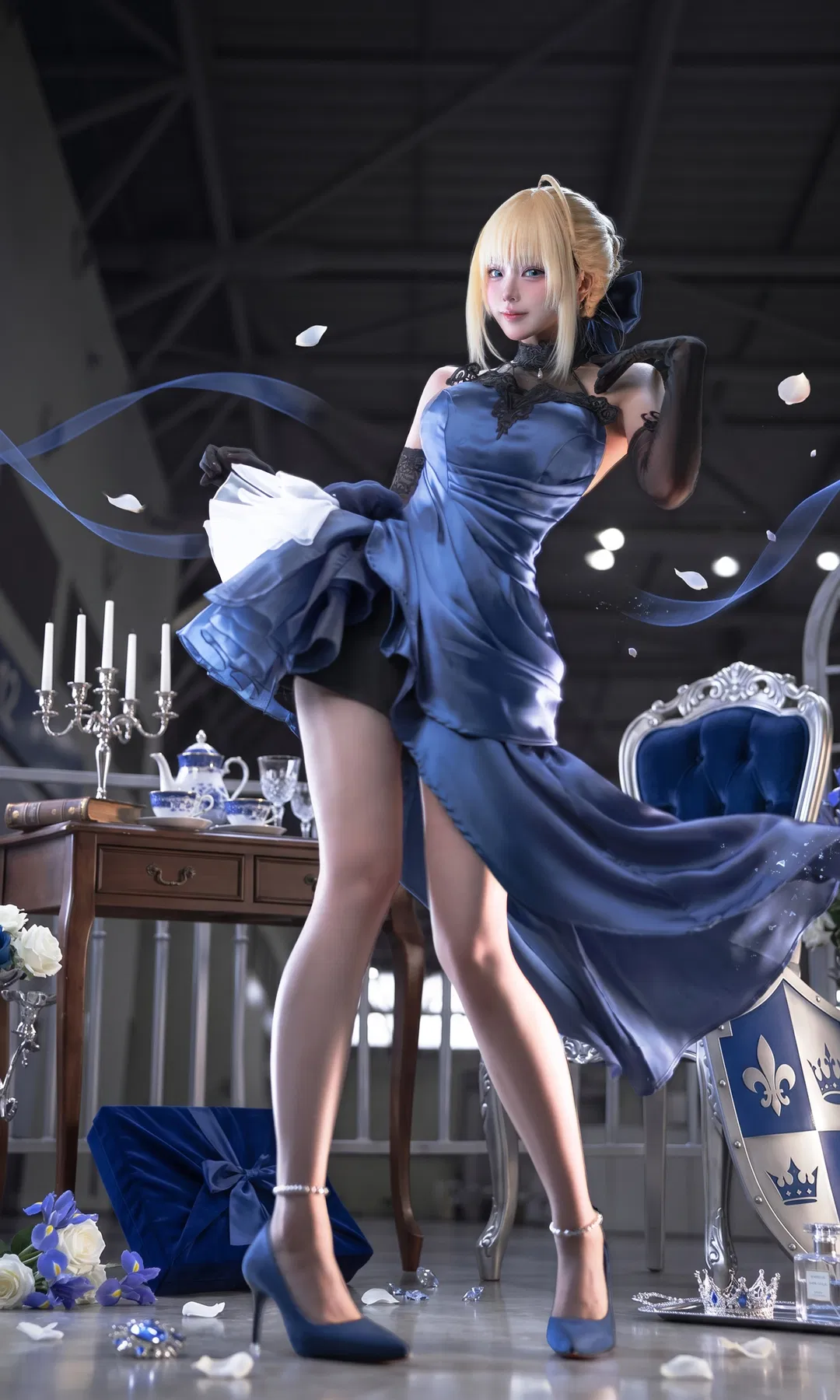 【saber cos】fate系列华丽礼服场照分享 - 第 2 张