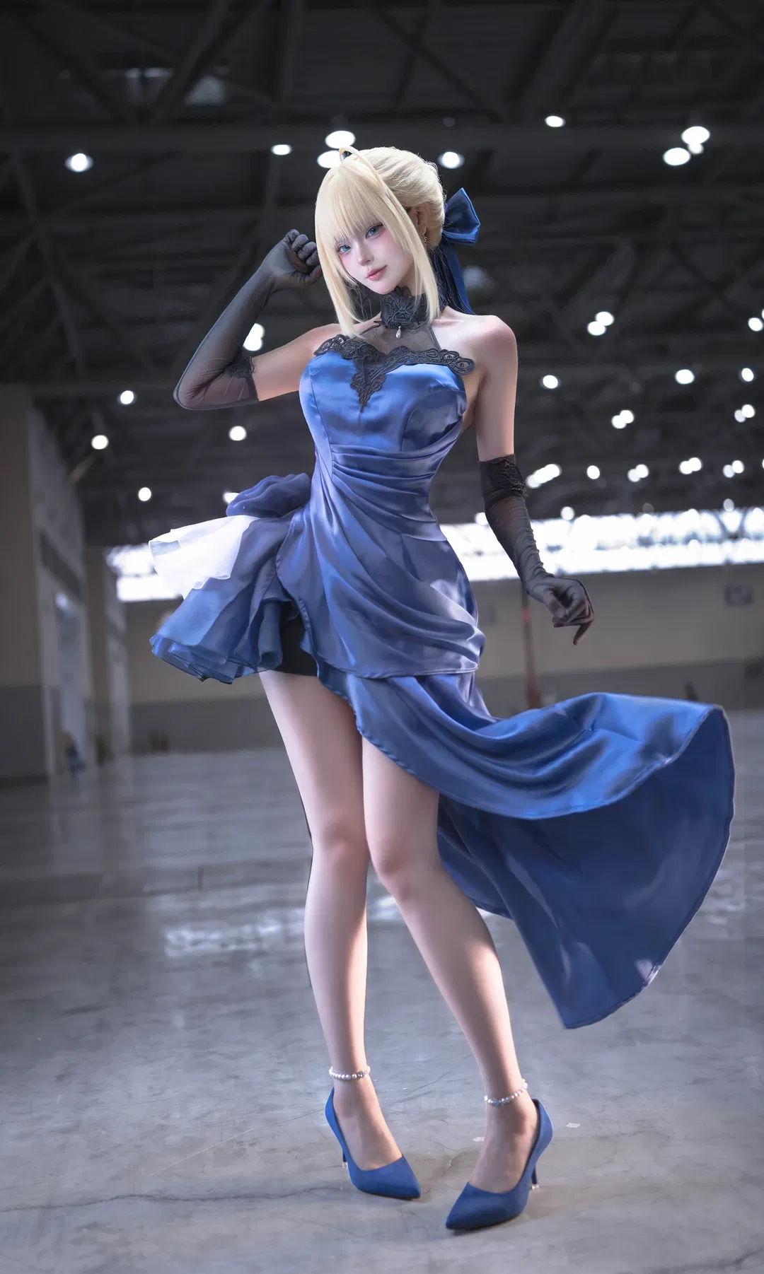 【sabercos】fgo蓝色礼服漫展场照 - 第 2 张