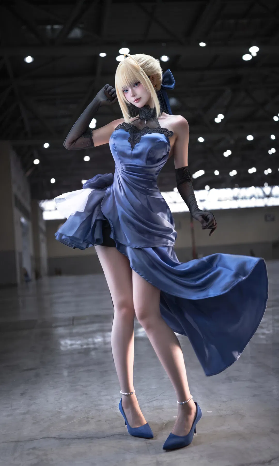 【sabercos】fgo蓝色礼服漫展场照 - 第 3 张