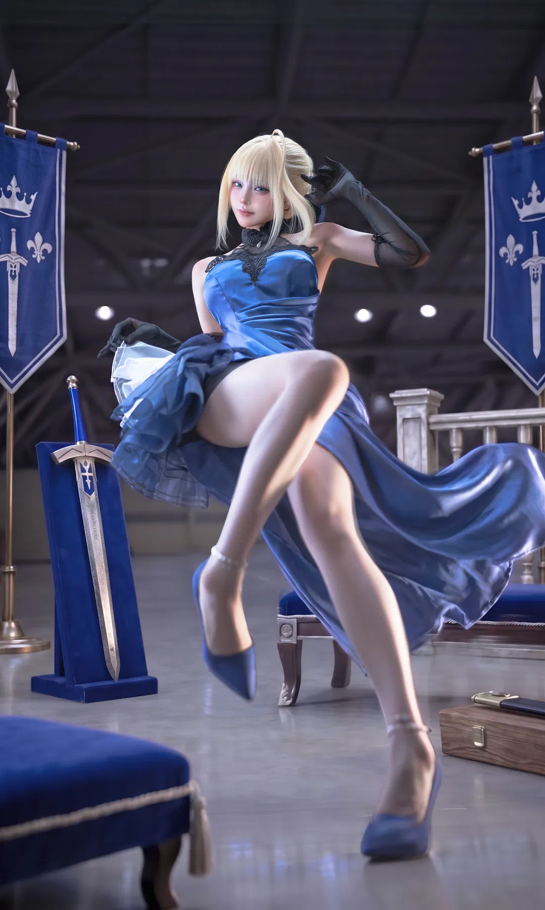 【Saber cos】Fate/Grand Order礼服拍摄 - 第 2 张