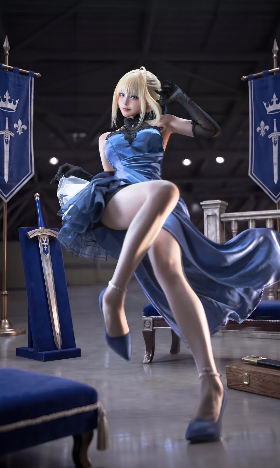 【Saber cos】Fate/Grand Order礼服拍摄 - 第 3 张