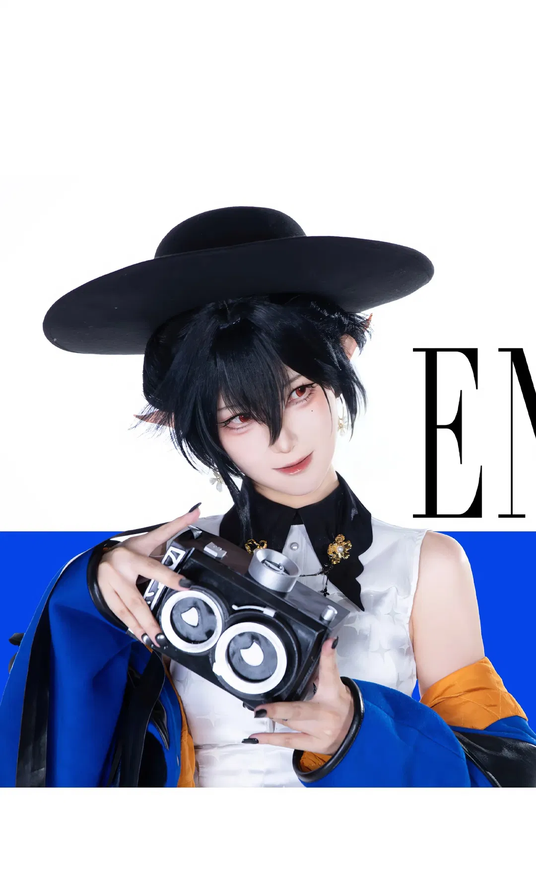【隱德來希cos】明日方舟耀目之藍，復古相機的光影碰撞 - 第 2 張