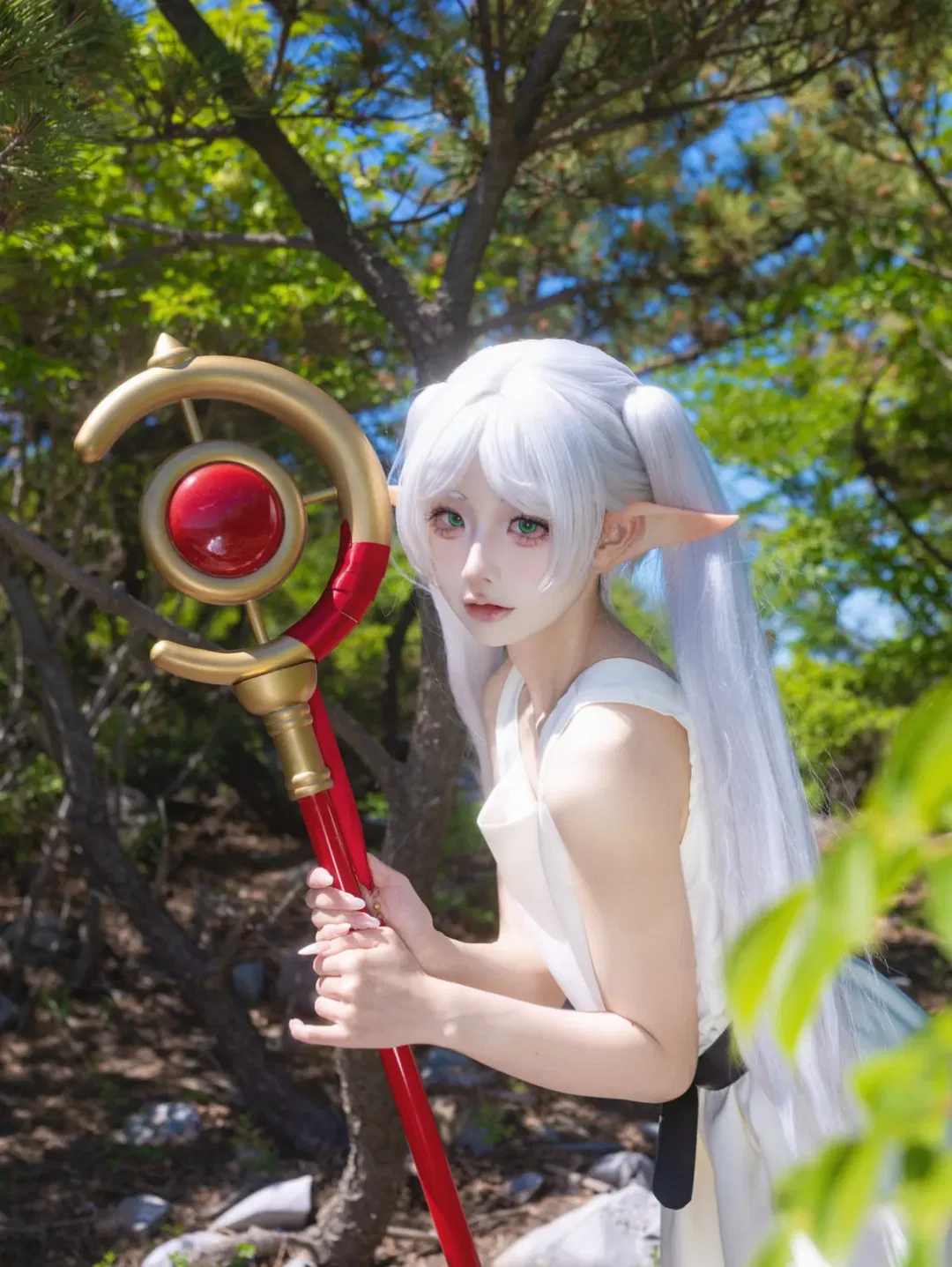 【芙莉莲cos】葬送的芙莉莲，漫步在温柔的森林 - 第 1 张