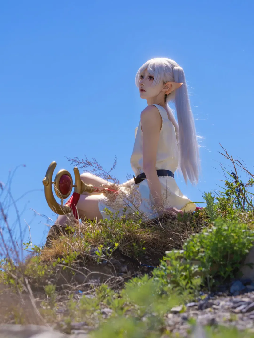 【芙莉莲cos】蓝天草地间的精灵魔法使 - 第 1 张