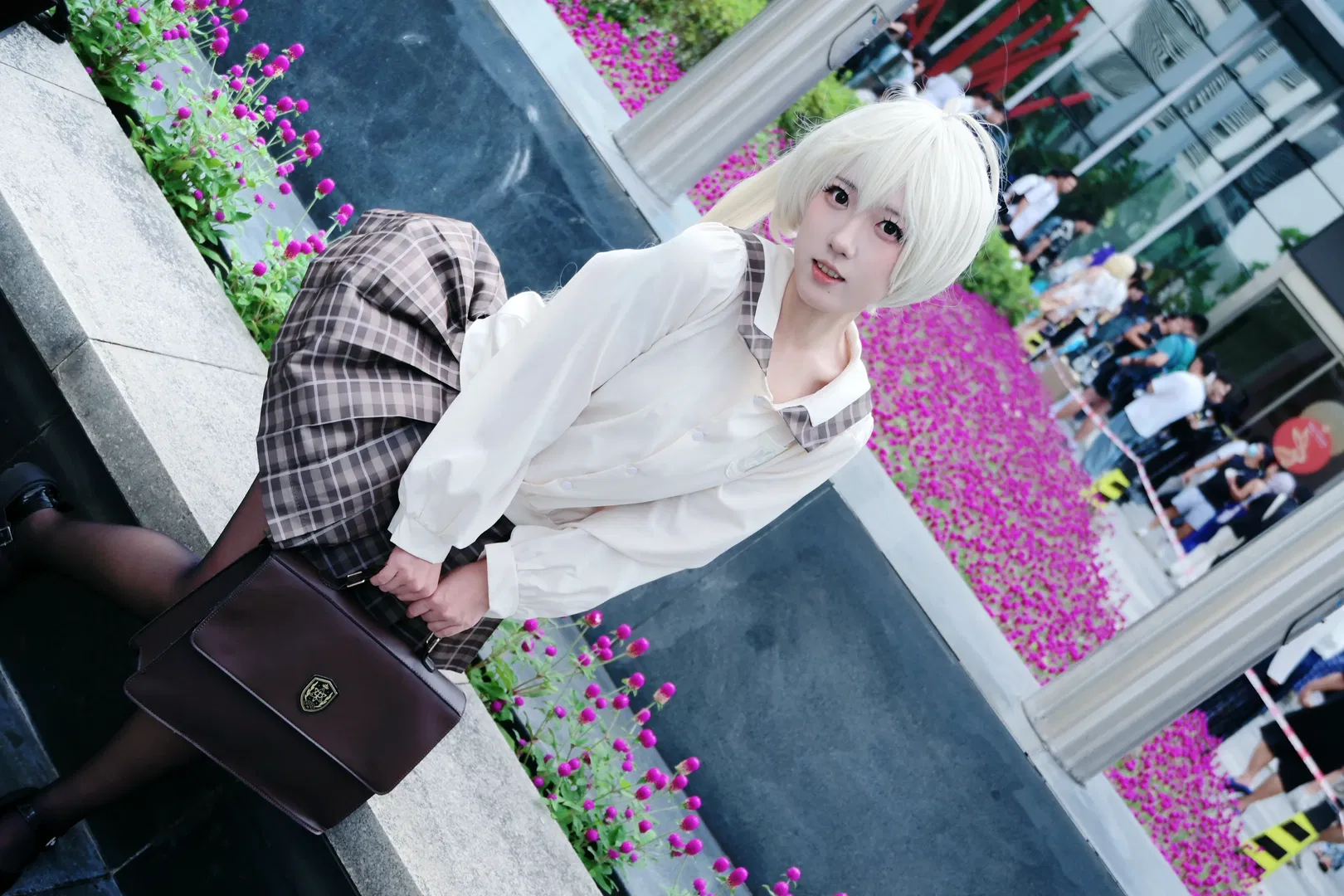 【春日野穹cos】CICF漫展穹妹校服返图 - 第 1 张