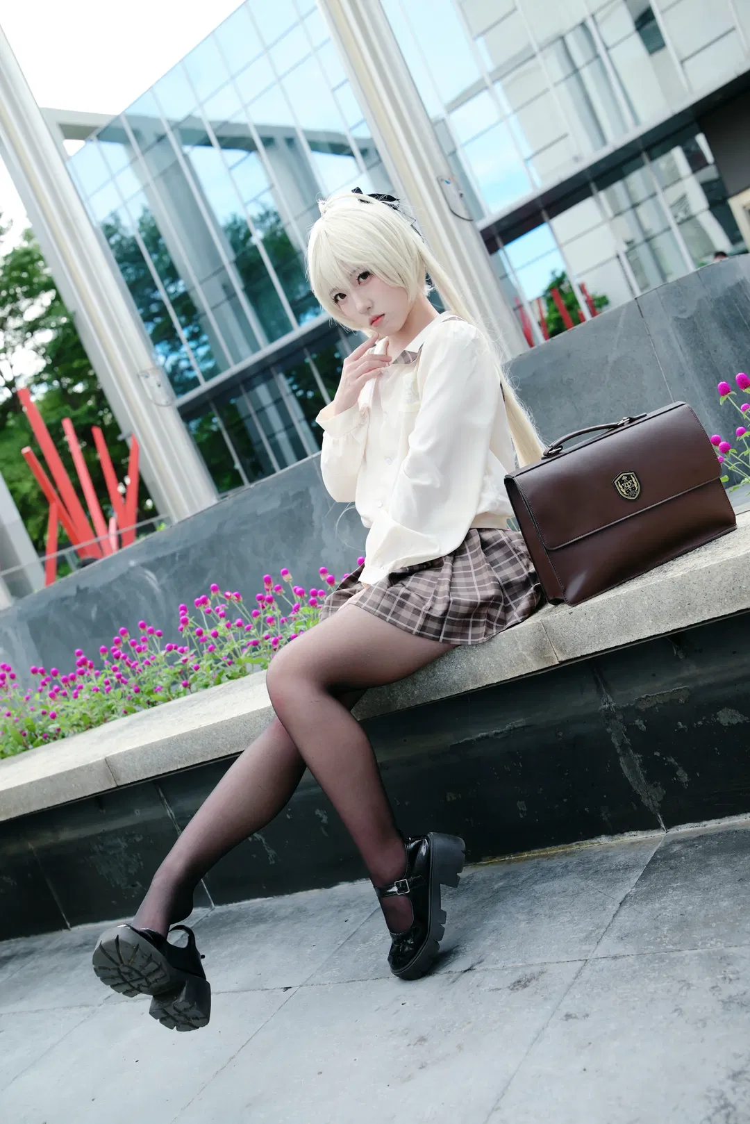 【春日野穹cos】CICF漫展穹妹校服返图 - 第 2 张