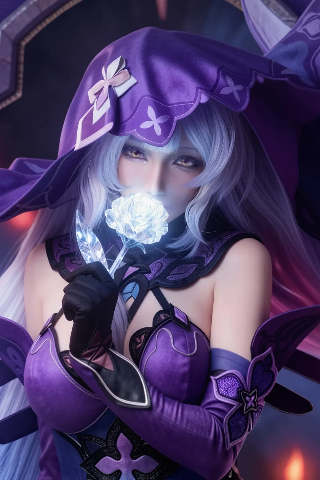 【黑天鹅cos】崩坏星穹铁道忆者迷人的紫色魅力 - 第 1 张