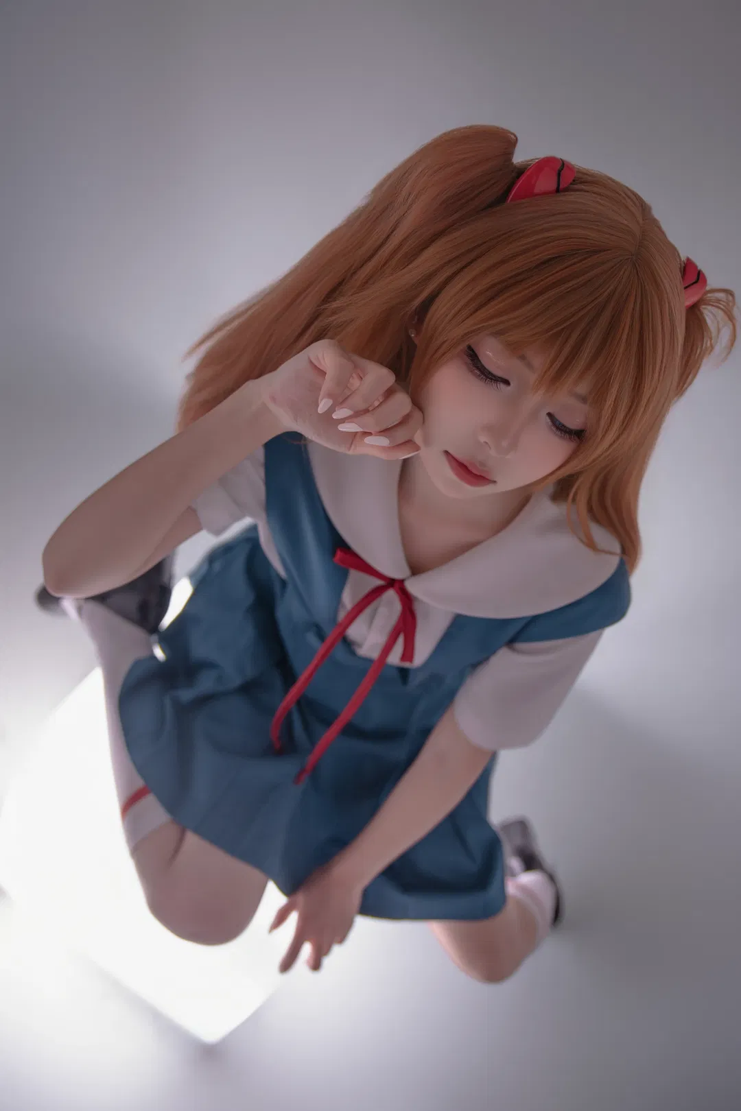 【明日香cos】EVA校服明日香，發光體上的拍攝嘗試 - 第 3 張