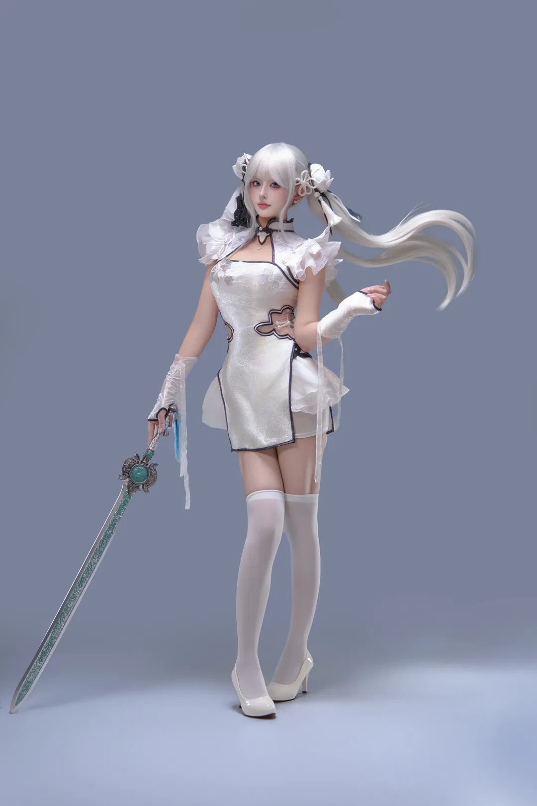 【殷紫萍cos】永劫无间拍照姿势九宫格分享 - 第 6 张