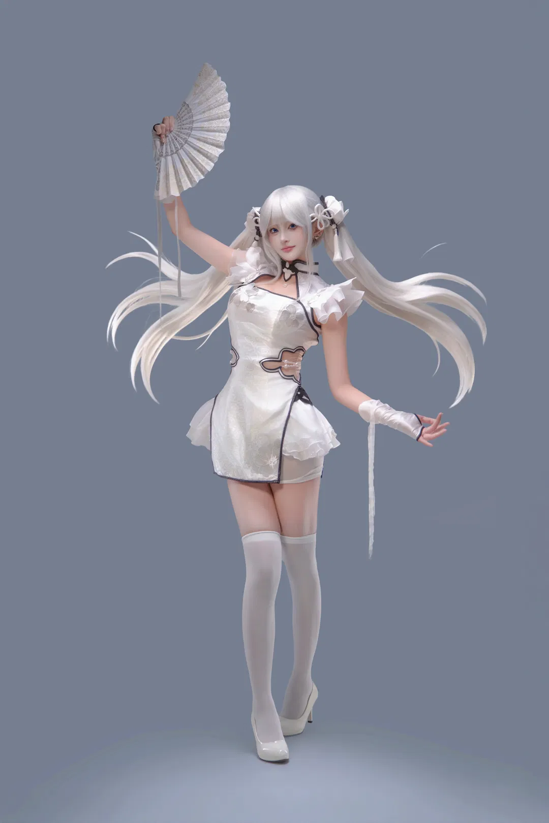【殷紫萍cos】永劫无间拍照姿势九宫格分享 - 第 8 张