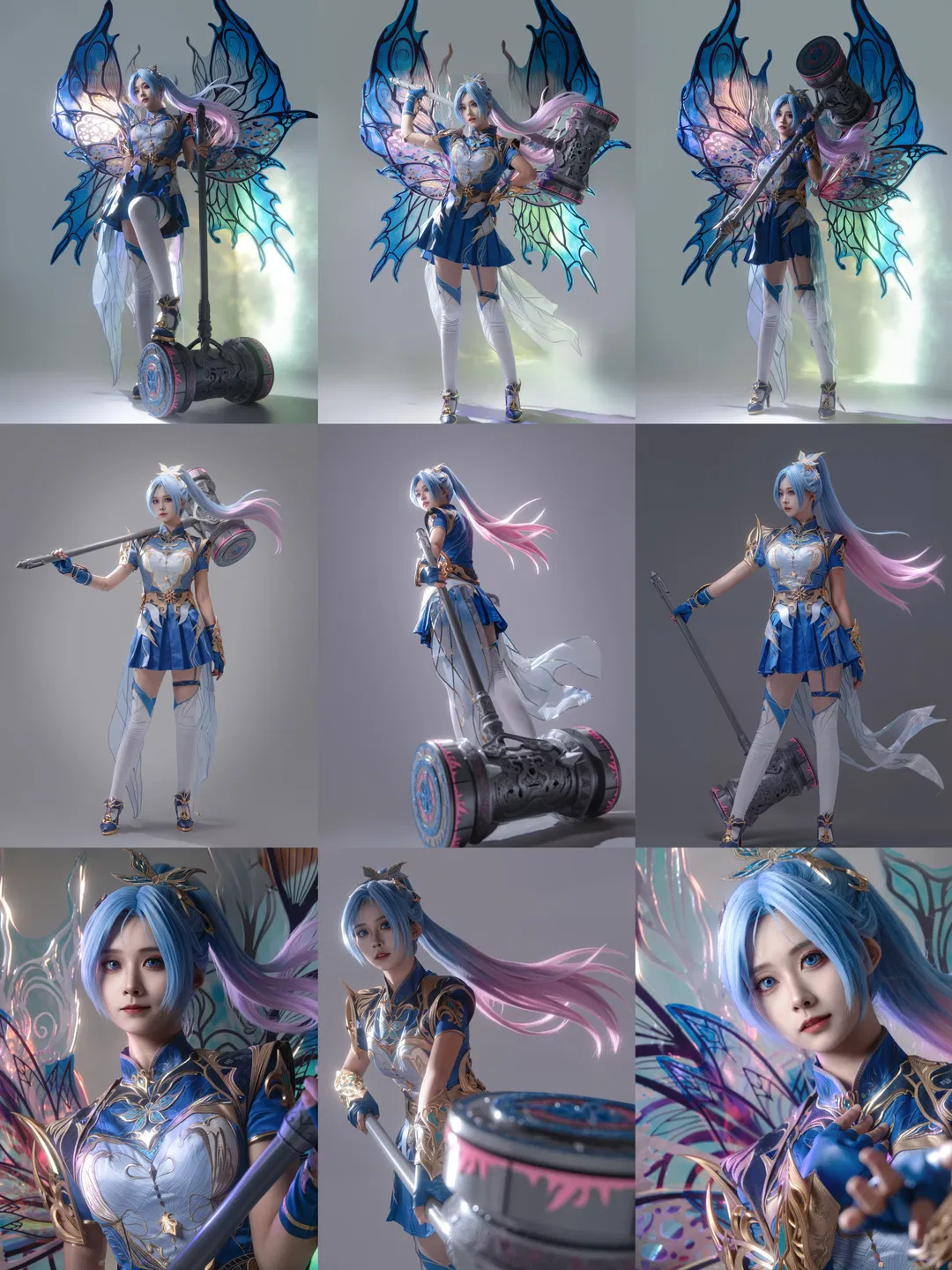 【唐舞桐cos】斗罗大陆蝴蝶武魂的视觉呈现 - 第 1 张