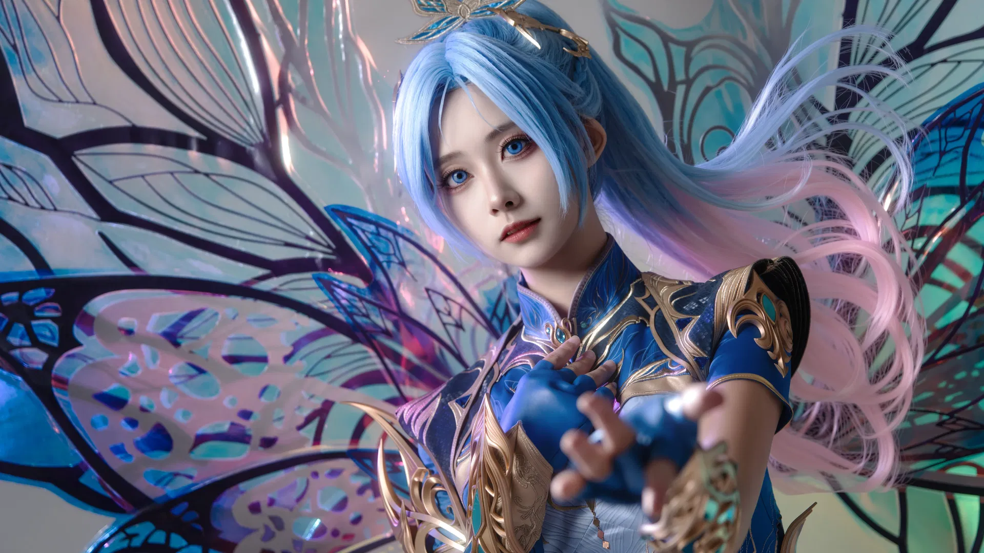 【唐舞桐cos】斗罗大陆蝴蝶武魂的视觉呈现 - 第 10 张