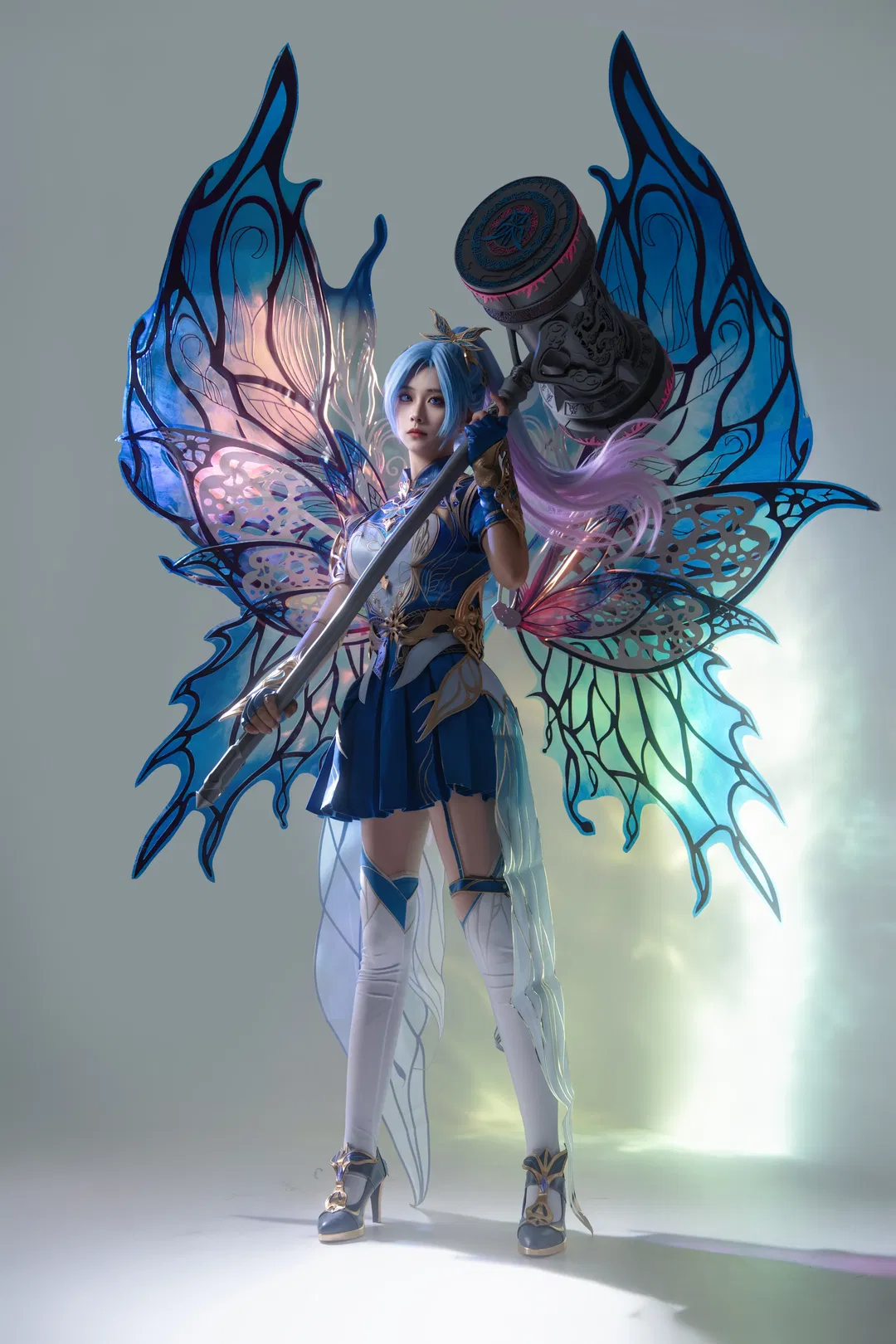 【唐舞桐cos】斗罗大陆蝴蝶武魂的视觉呈现 - 第 3 张