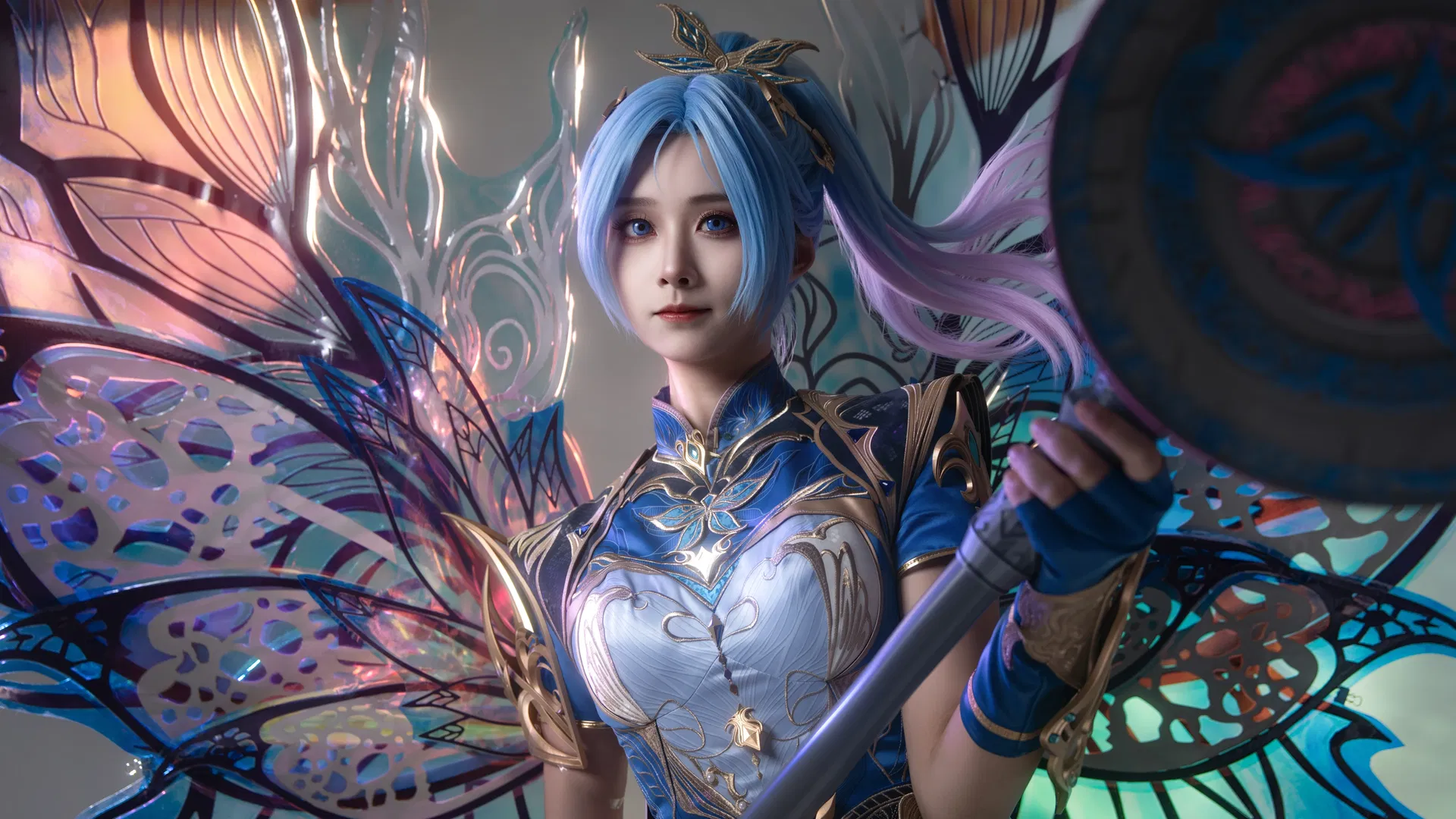 【唐舞桐cos】斗罗大陆蝴蝶武魂的视觉呈现 - 第 9 张