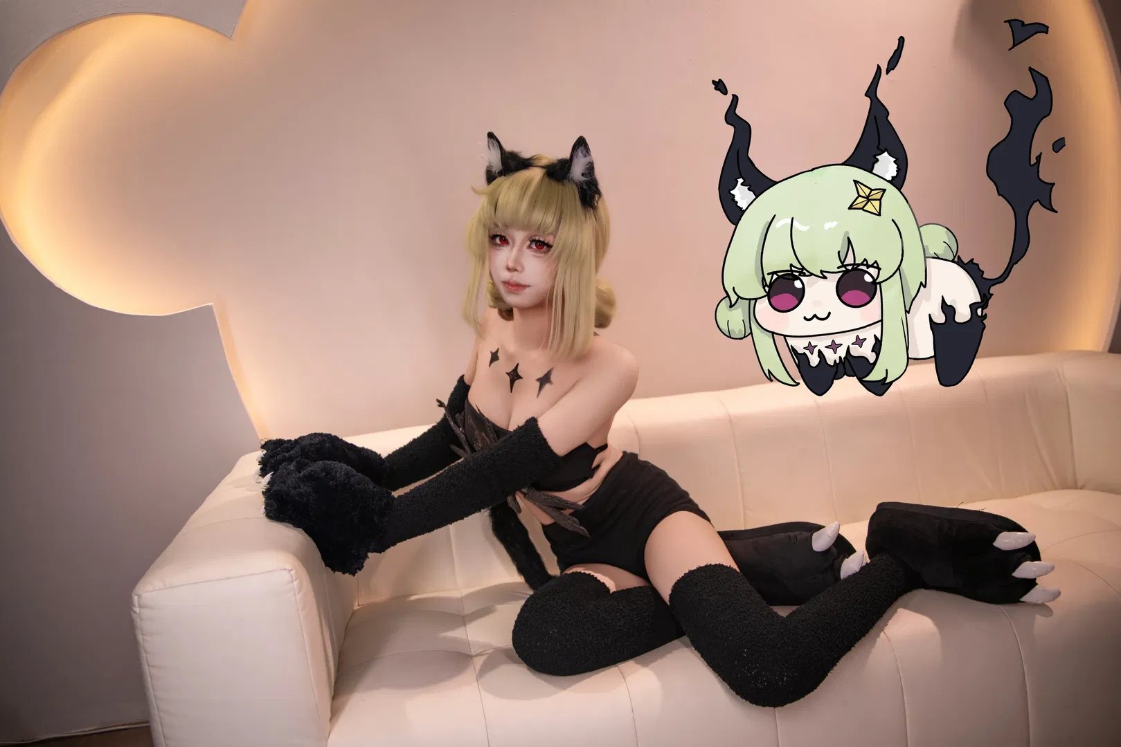 【阿良河基维cos】憧憬成为魔法少女的猫系魔法少女 - 第 1 张