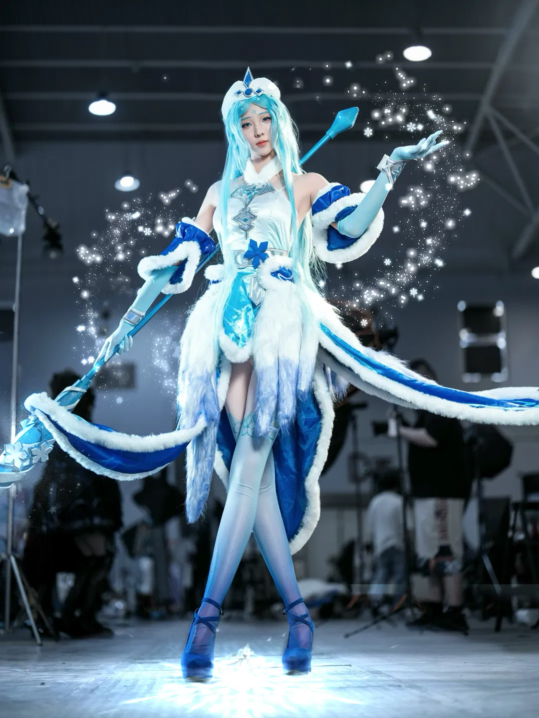 【王昭君cos】王者荣耀冰雪主题漫展场照分享 - 第 1 张