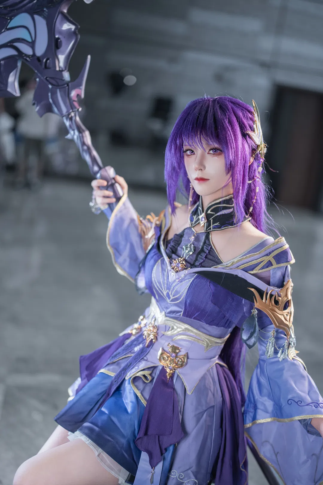 【聖採兒cos】神印王座漫展返圖，手持重工武器的清冷戰損風 - 第 2 張