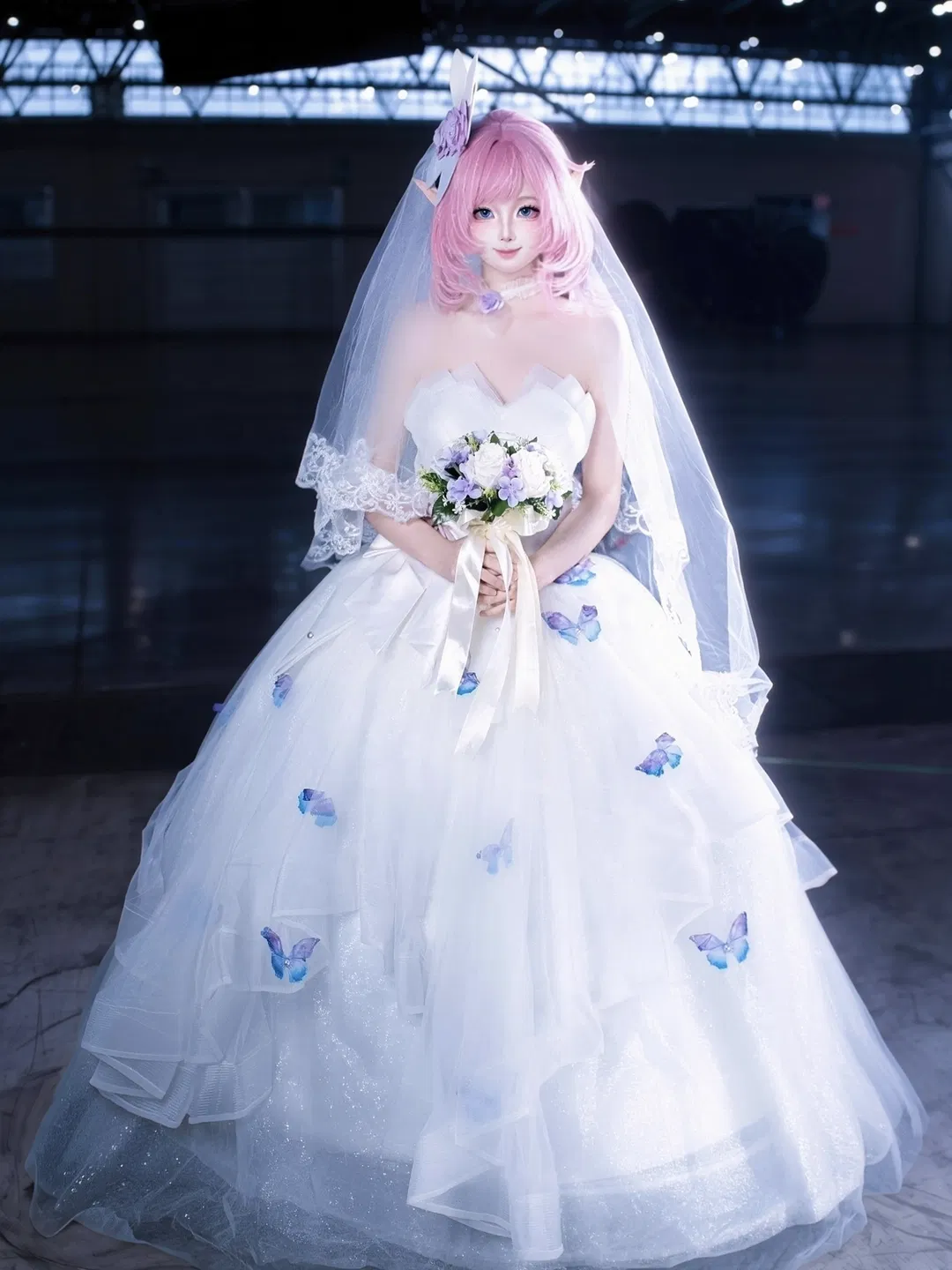 【爱莉希雅cos】崩坏三梦幻致爱婚纱场照 - 第 2 张