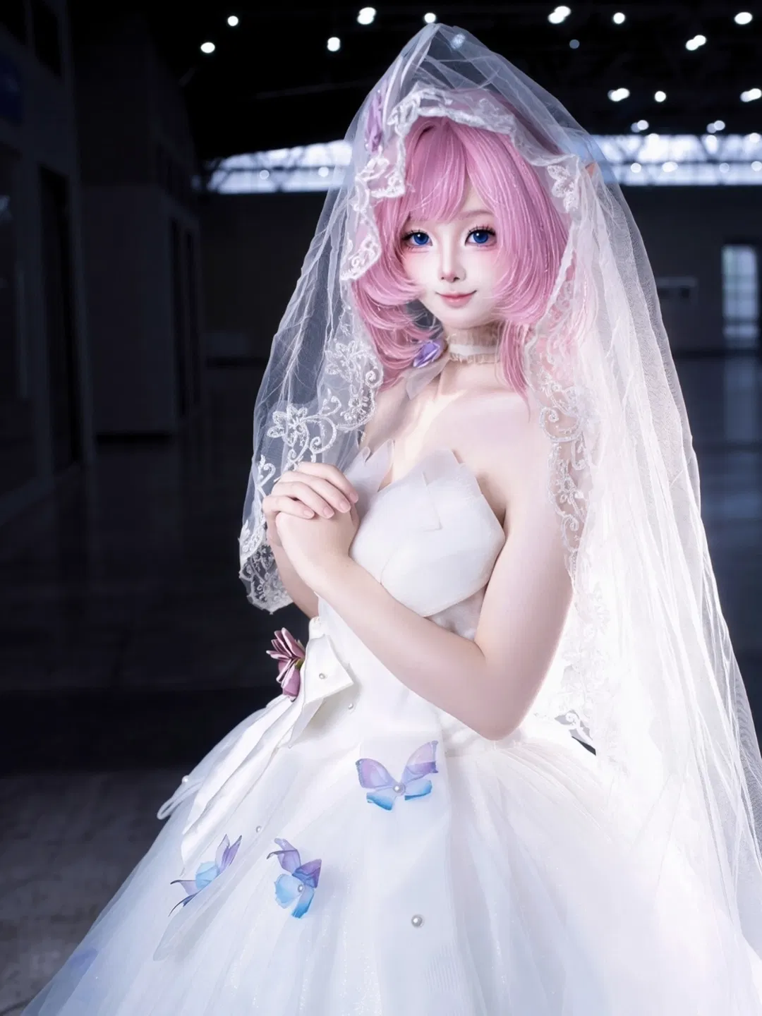 【爱莉希雅cos】崩坏三梦幻致爱婚纱场照 - 第 3 张