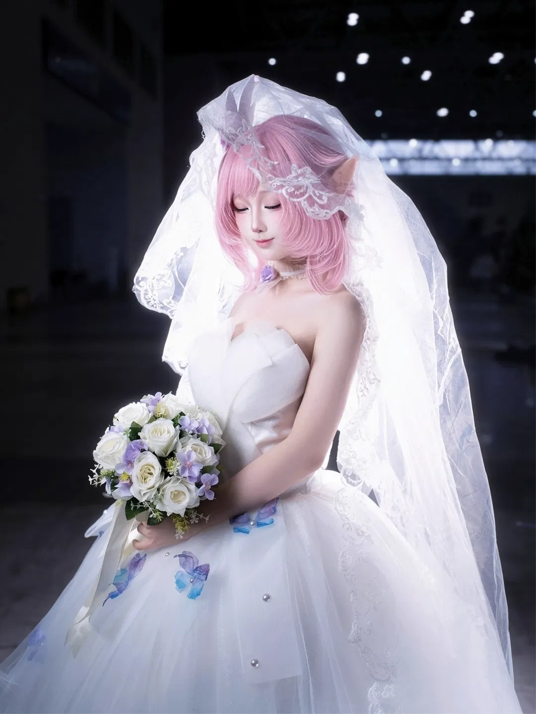 【爱莉希雅cos】崩坏三梦幻致爱婚纱场照 - 第 4 张